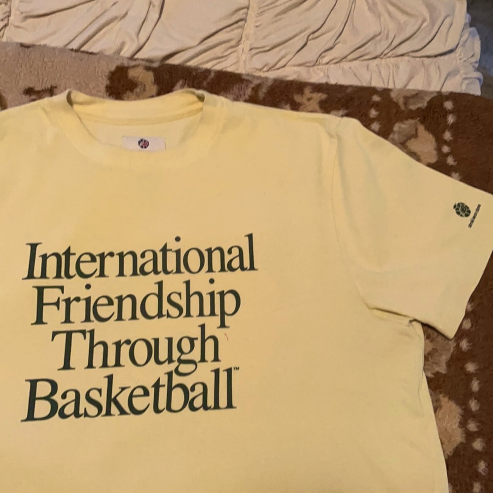 Aime Leon Dore x New Balance basketball t-shirt